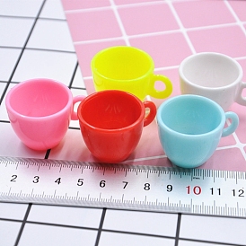 Миниатюрная пластиковая мини-чашка, для кукольных аксессуаров, притворяющихся опорными украшениями
