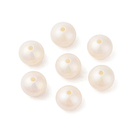 ABS Plastic Imitation Pearl Beads, Egg