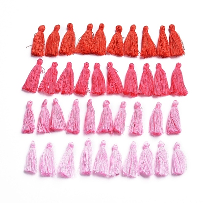 Polycotton(Polyester Cotton) Tassel Pendants for Jewelry Making
