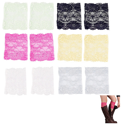 6пары 6цвета кружевные штанины рукава, грелка для ног, аксессуары для костюма