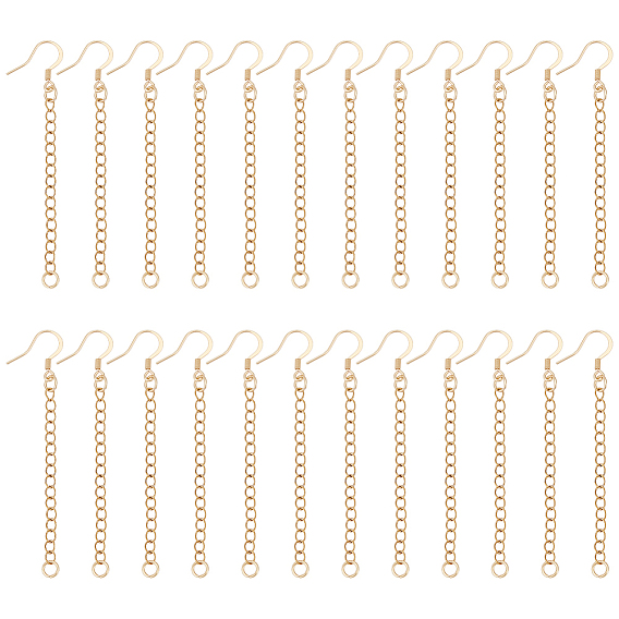 20paire 316 apprêts de boucles d'oreilles créoles en acier inoxydable chirurgical