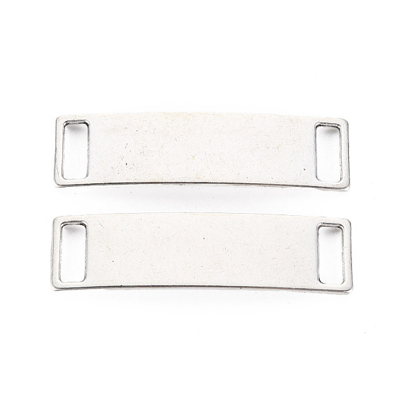 Alloy Connector Charms, Cadmium Free & Lead Free, Rectangle