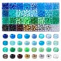 960Pcs 32 Style Transparent & Opaque Plastic Beads, Barrel