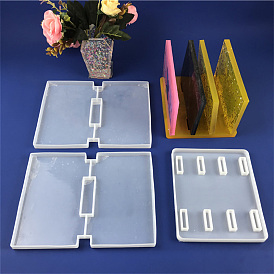 Silicone Bookend Display Stands Molds, Resin Casting Molds, for UV Resin, Epoxy Resin Craft Making