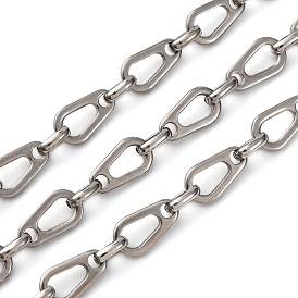 304 Цепи из нержавеющей стали с каплевидными звеньями, несварные