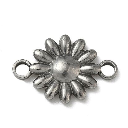 304 подвески из нержавеющей стали, цветок ссылки, не тускнеет