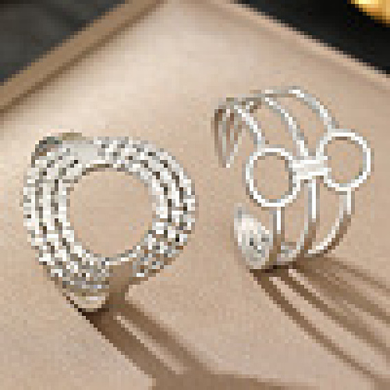 201 наборы манжетных колец из нержавеющей стали, для женщин