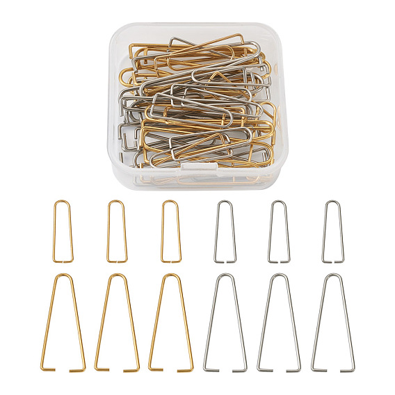 Вакуумное покрытие pvd 304 скобы для ледоруба из нержавеющей стали, зажимы для бисера