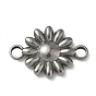 304 подвески из нержавеющей стали, цветок ссылки, не тускнеет