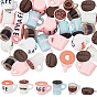 DIY Jewelry Making Finding Kit, Resin Pendants & Coffee Cup Ornaments