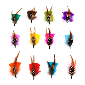 Feather Ornament Accessories, for DIY Masquerade Masks, Costume Feather Hat, Hair Accessories