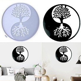The Tree of Life DIY Wall Decoration Silicone Molds, Resin Casting Molds, For UV Resin, Epoxy Resin Jewelry Making