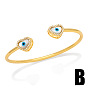 Turquoise Evil Eye Bracelet with Geometric Design - Unique and Stylish Accessory