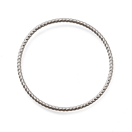 Латунные соединительные колечки, текстурированное кольцо