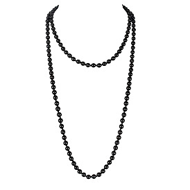 Collier de perles multicouches pour fête et discothèque avec collier de verrouillage