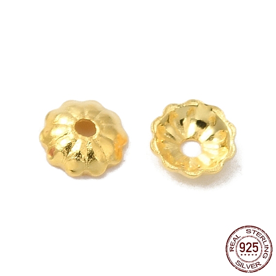 925 шарики из стерлингового серебра, мульти-лепесток, цветок