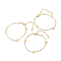 304 Stainless Steel Link Chains Bracelet, Smile