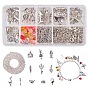 DIY Bracelet Making, with 304 Stainless Steel Cable Chains, Alloy Pendants, Brass Lobster Claw Clasps and Acrylic Bead