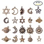 Pendentifs en alliage de style tibétain, série d'univers