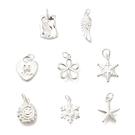 925 стерлингов серебряные подвески, с соединительным кольцом и 925 штампом, серебро 