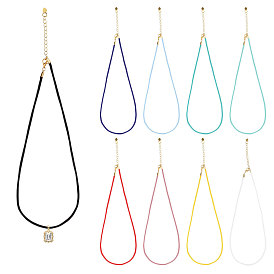 9 шт. 9 цвета нейлоновый плетеный шнур для изготовления ожерелий, с латунной фурнитурой , золотые