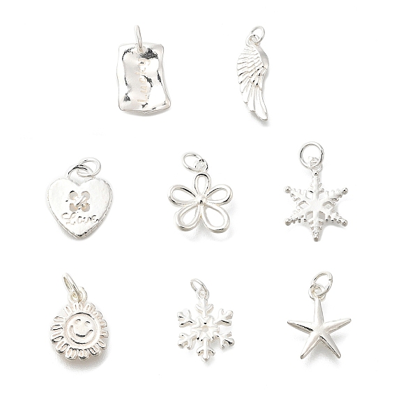 925 стерлингов серебряные подвески, с соединительным кольцом и 925 штампом, серебро 