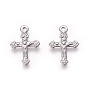 304 Stainless Steel Pendants, For Easter, Crucifix Cross