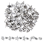 Unisex 304 Stainless Steel Stud Earrings, with Ear Nuts, Mixed Shapes