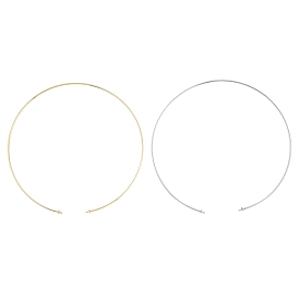 Изготовление латунных чокеров, жесткие ожерелья из бусин с полупросверленными отверстиями