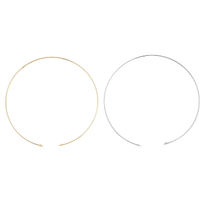 Изготовление латунных чокеров, жесткие ожерелья из бусин с полупросверленными отверстиями