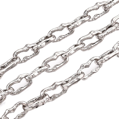 Цепи из сплава, несварные, овальные, с катушкой