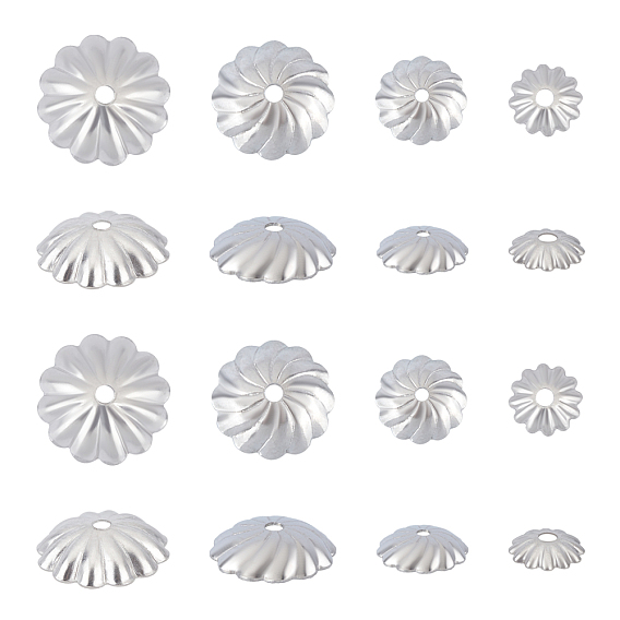 304 caps d'acier inoxydable, fleur, multi-pétale