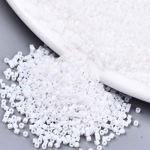 FGB 11/0 Grade A Glass Seed Beads, Cylinder, Uniform Seed Bead Size, Frosted Colours