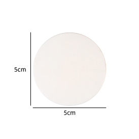 Self Adhesive Silicone Door Knob Wall Shield, Wall Protector, Flat Round