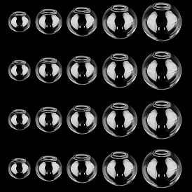 180 шт 6 стиль круглые механизированные выдувные стеклянные бутылки в форме шара, для серег или поделок