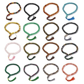 Драгоценный камень бисером растянуть браслеты, с кистями