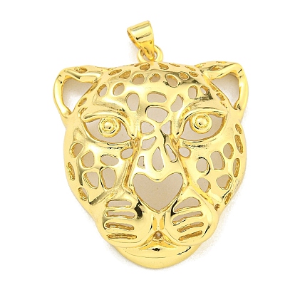 Латунные подвески, без кадмия, без никеля и без свинца, леопард головы