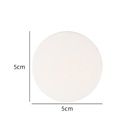 Self Adhesive Silicone Door Knob Wall Shield, Wall Protector, Flat Round