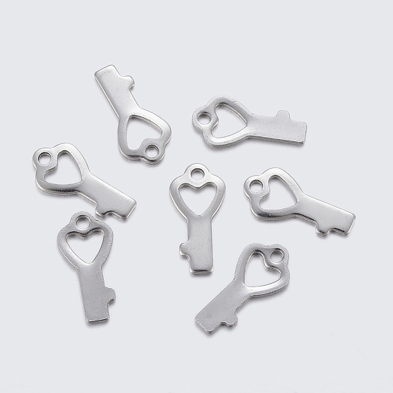304 Stainless Steel Pendants, Key
