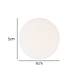 Self Adhesive Silicone Door Knob Wall Shield, Wall Protector, Flat Round