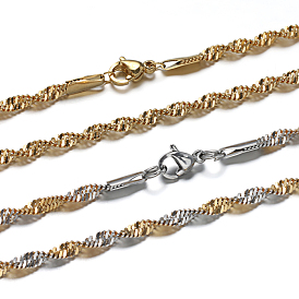 304 ожерелья нержавеющей стали, с карабин-лобстерами , 19.6 дюйм (50 см)