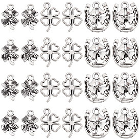 150 шт 3 подвески из сплава в тибетском стиле, клевер