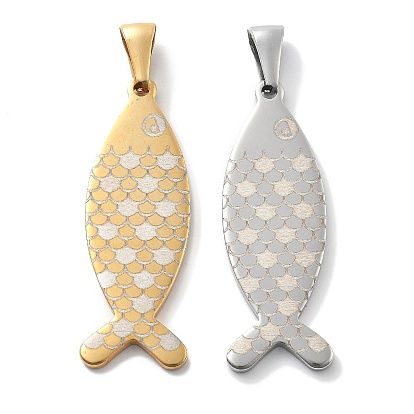 304 подвески из нержавеющей стали, прелести рыбы Иисуса