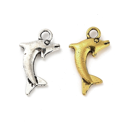 Сплавочные подвески тибетского стиля, без кадмия и без свинца, рыбы прелести