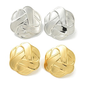 Цветочное ионное покрытие (ip) 304 серьги-гвоздики из нержавеющей стали