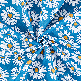 1м хлопчатобумажная ткань, аксессуары, цветок ромашка