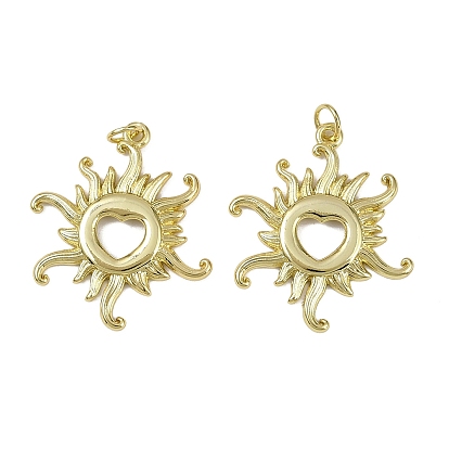 Латунные подвески, солнечный луч, долговечный, без кадмия и без свинца, стойки покрытие, с целью перехода в кольце