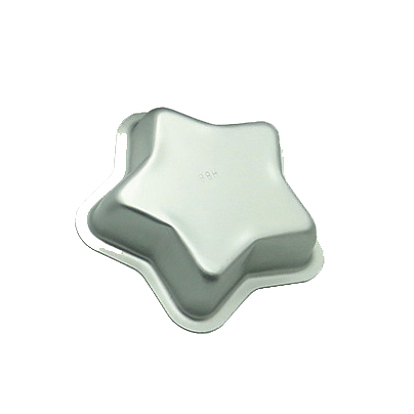 China Factory Aluminum Star Shaped Baking Molds, Quick Release