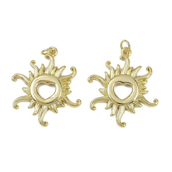 Латунные подвески, солнечный луч, долговечный, без кадмия и без свинца, стойки покрытие, с целью перехода в кольце