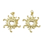 Латунные подвески, солнечный луч, долговечный, без кадмия и без свинца, стойки покрытие, с целью перехода в кольце